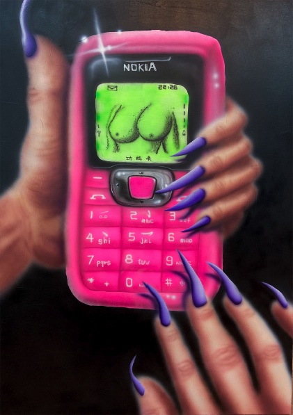 Artwork from the Cheeky exhibition